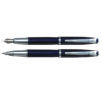 סדרת עט אאורה Aura כחול קליפס כרום