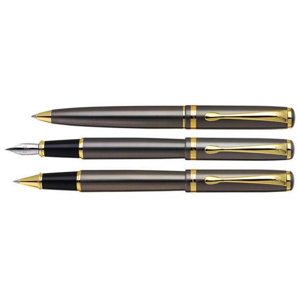 סדרת עט פודיום Podium טיטניום קליפס זהב