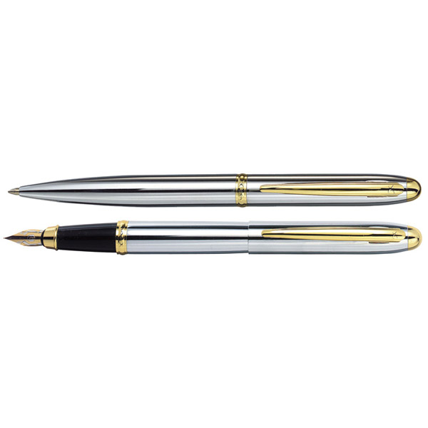 סדרת עט קלאסיק Classic כרום קליפס זהב