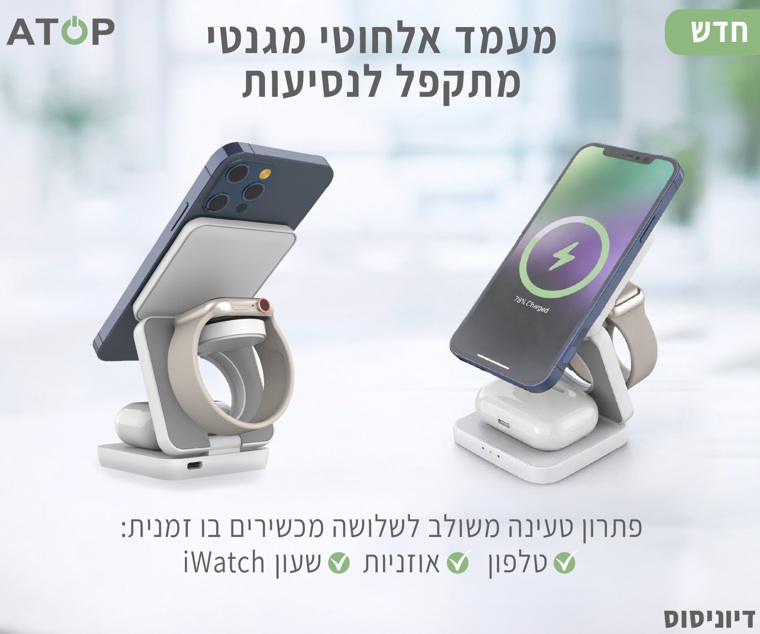 מעמד אלחוטי מגנטי